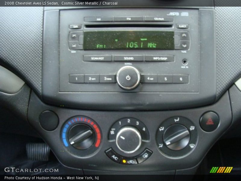 Cosmic Silver Metallic / Charcoal 2008 Chevrolet Aveo LS Sedan