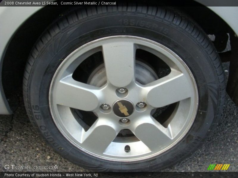Cosmic Silver Metallic / Charcoal 2008 Chevrolet Aveo LS Sedan