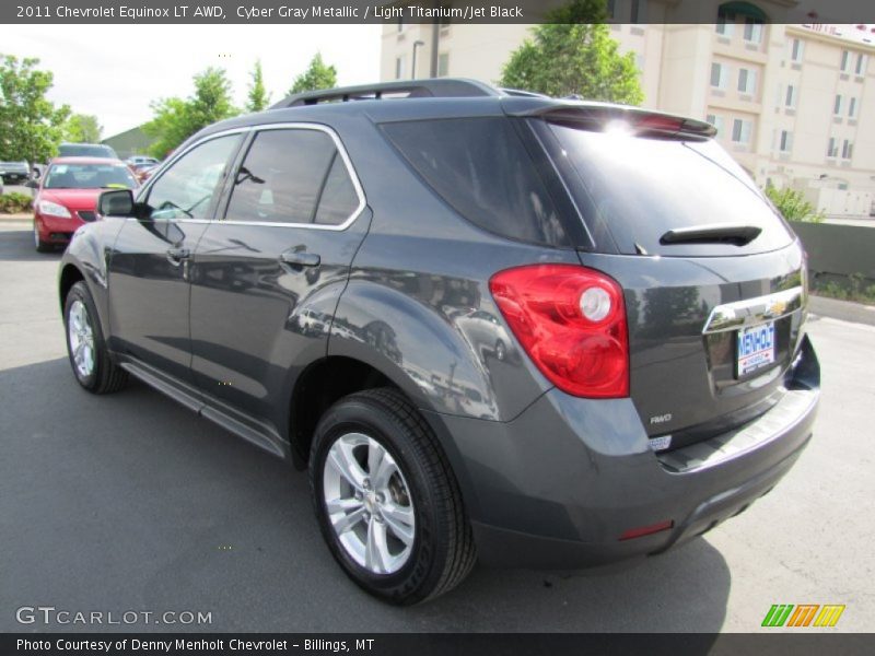 Cyber Gray Metallic / Light Titanium/Jet Black 2011 Chevrolet Equinox LT AWD