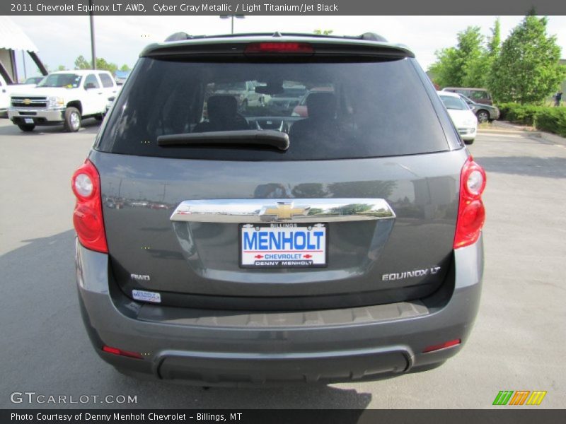 Cyber Gray Metallic / Light Titanium/Jet Black 2011 Chevrolet Equinox LT AWD