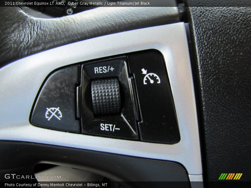 Cyber Gray Metallic / Light Titanium/Jet Black 2011 Chevrolet Equinox LT AWD