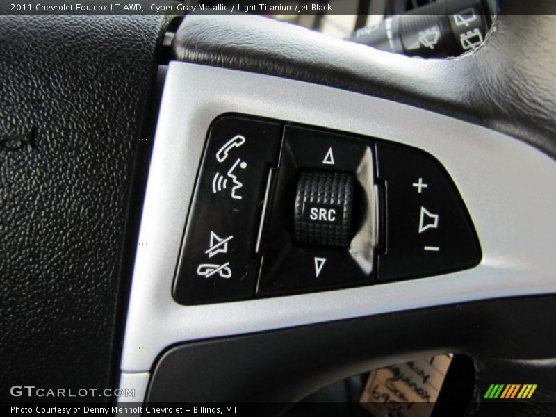Cyber Gray Metallic / Light Titanium/Jet Black 2011 Chevrolet Equinox LT AWD