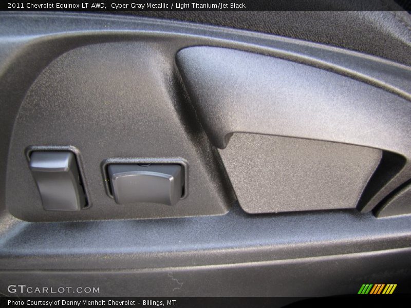 Cyber Gray Metallic / Light Titanium/Jet Black 2011 Chevrolet Equinox LT AWD