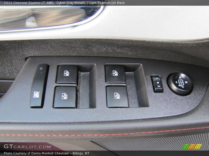 Cyber Gray Metallic / Light Titanium/Jet Black 2011 Chevrolet Equinox LT AWD