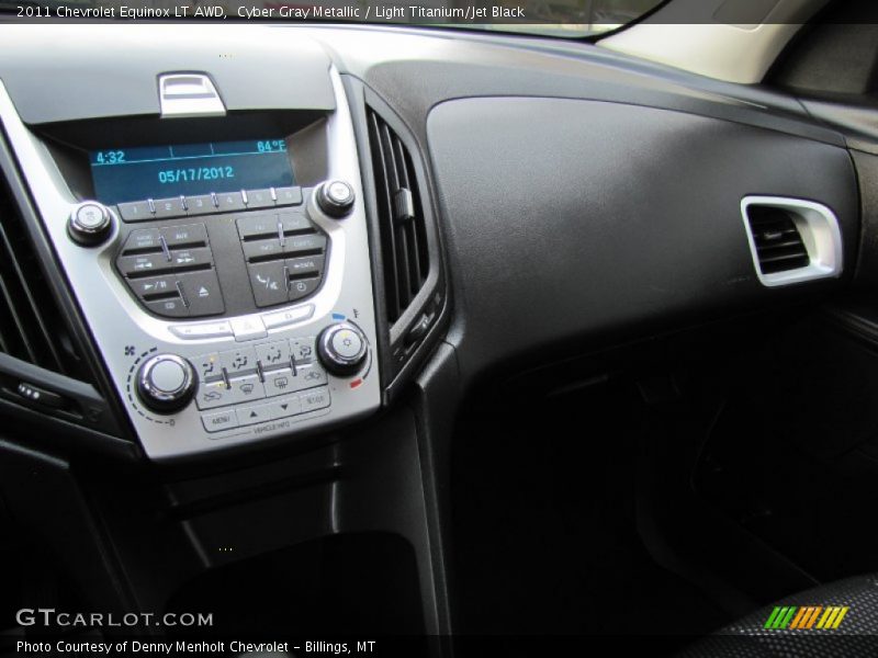 Cyber Gray Metallic / Light Titanium/Jet Black 2011 Chevrolet Equinox LT AWD