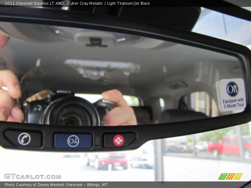 Cyber Gray Metallic / Light Titanium/Jet Black 2011 Chevrolet Equinox LT AWD
