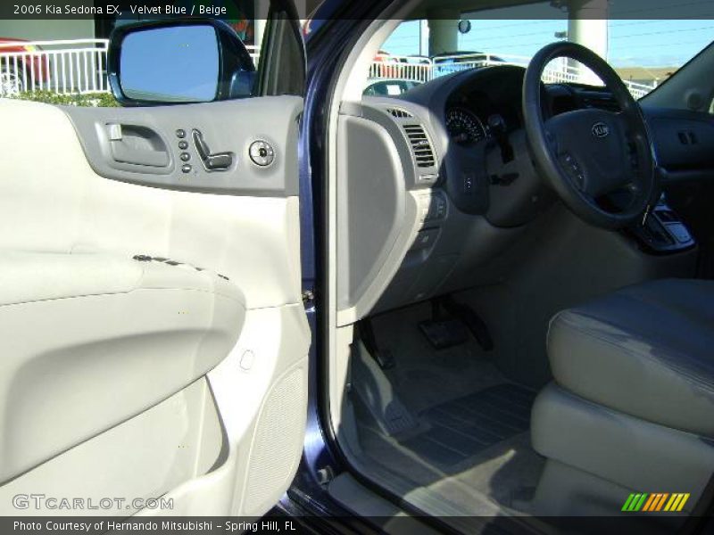 Velvet Blue / Beige 2006 Kia Sedona EX