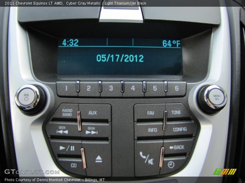 Cyber Gray Metallic / Light Titanium/Jet Black 2011 Chevrolet Equinox LT AWD