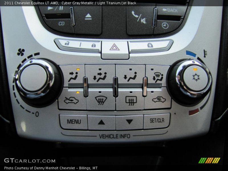 Cyber Gray Metallic / Light Titanium/Jet Black 2011 Chevrolet Equinox LT AWD