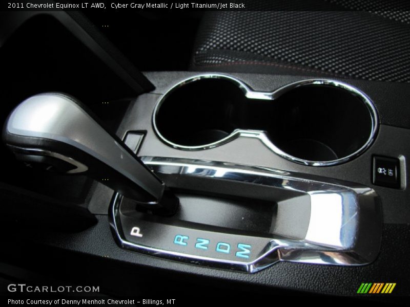Cyber Gray Metallic / Light Titanium/Jet Black 2011 Chevrolet Equinox LT AWD