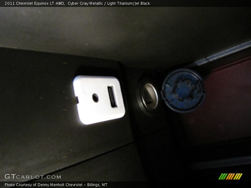 Cyber Gray Metallic / Light Titanium/Jet Black 2011 Chevrolet Equinox LT AWD