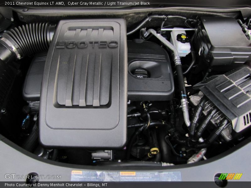 Cyber Gray Metallic / Light Titanium/Jet Black 2011 Chevrolet Equinox LT AWD