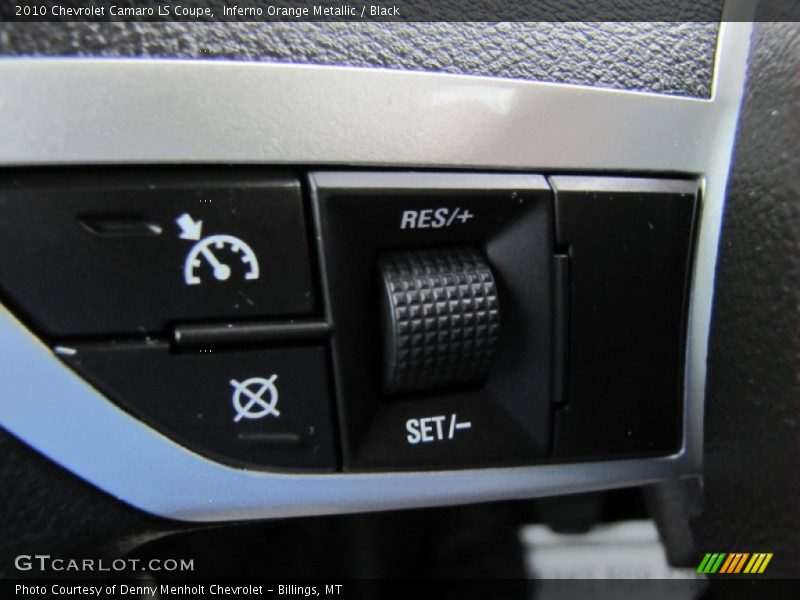 Inferno Orange Metallic / Black 2010 Chevrolet Camaro LS Coupe