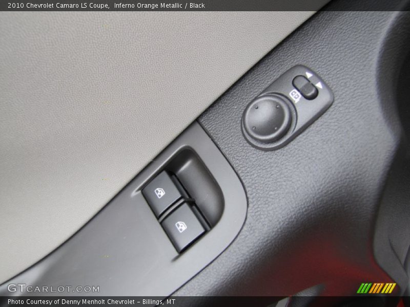 Inferno Orange Metallic / Black 2010 Chevrolet Camaro LS Coupe
