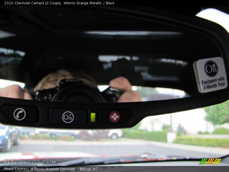 Inferno Orange Metallic / Black 2010 Chevrolet Camaro LS Coupe