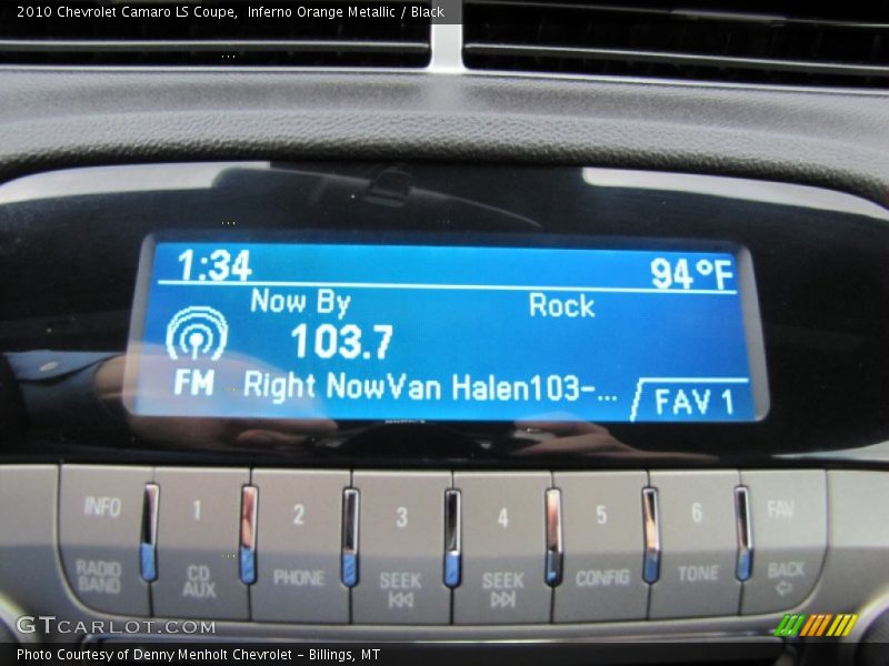 Inferno Orange Metallic / Black 2010 Chevrolet Camaro LS Coupe