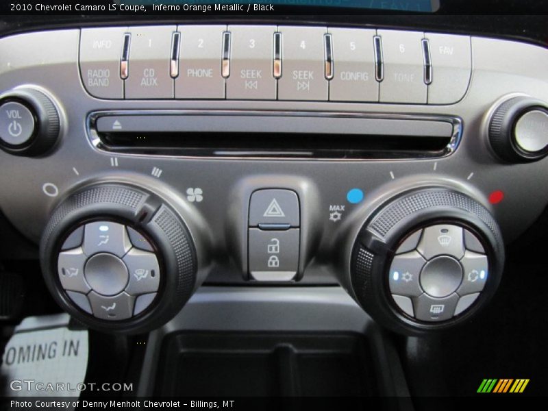 Inferno Orange Metallic / Black 2010 Chevrolet Camaro LS Coupe