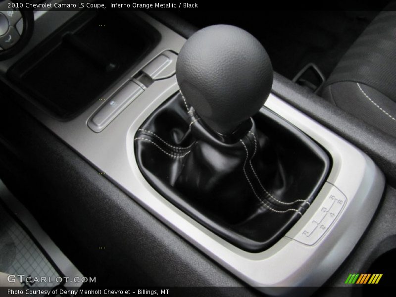 Inferno Orange Metallic / Black 2010 Chevrolet Camaro LS Coupe