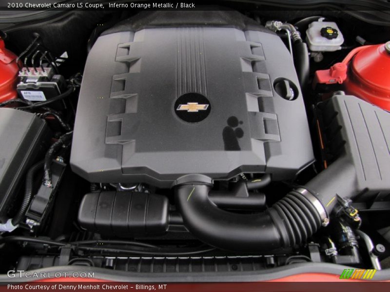 Inferno Orange Metallic / Black 2010 Chevrolet Camaro LS Coupe