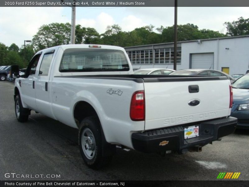 Oxford White / Medium Stone 2010 Ford F250 Super Duty XL Crew Cab 4x4