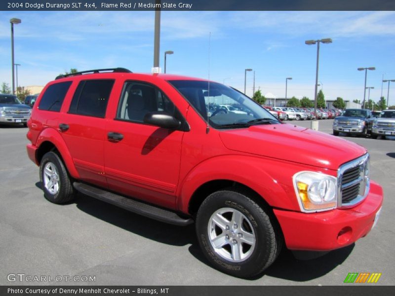 Flame Red / Medium Slate Gray 2004 Dodge Durango SLT 4x4