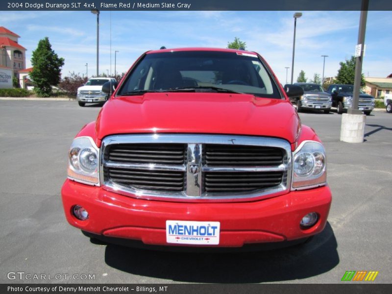 Flame Red / Medium Slate Gray 2004 Dodge Durango SLT 4x4