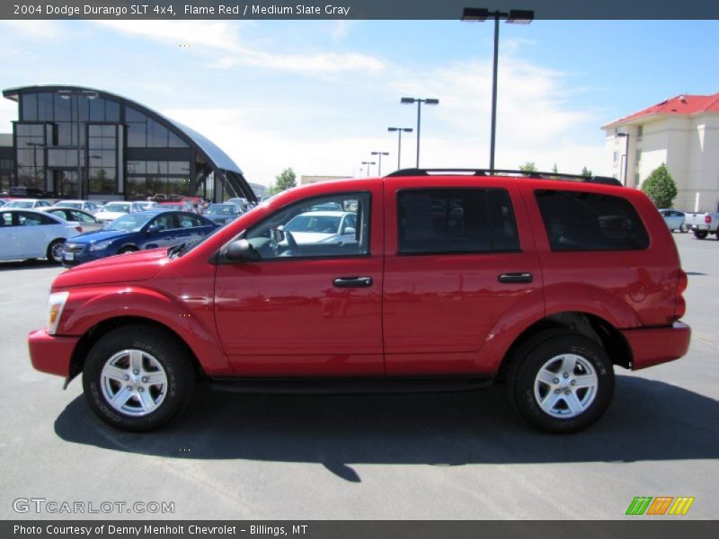 Flame Red / Medium Slate Gray 2004 Dodge Durango SLT 4x4