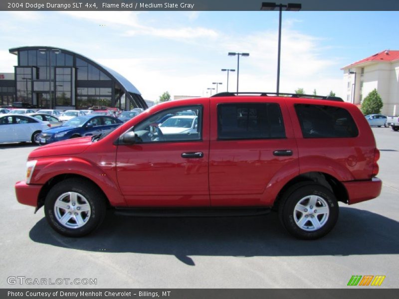 Flame Red / Medium Slate Gray 2004 Dodge Durango SLT 4x4
