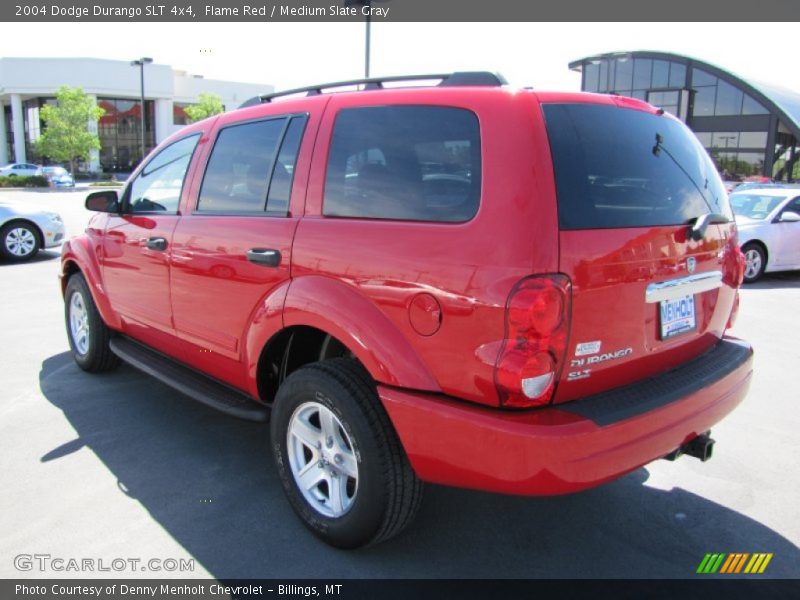 Flame Red / Medium Slate Gray 2004 Dodge Durango SLT 4x4