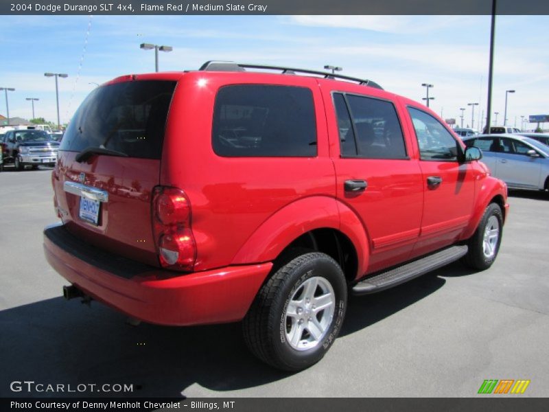 Flame Red / Medium Slate Gray 2004 Dodge Durango SLT 4x4