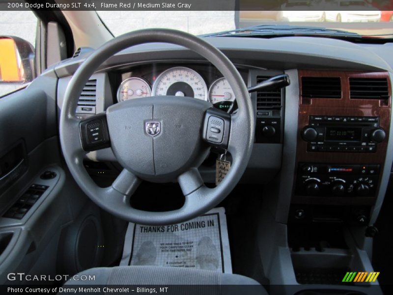 Flame Red / Medium Slate Gray 2004 Dodge Durango SLT 4x4