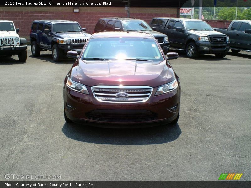 Cinnamon Metallic / Charcoal Black 2012 Ford Taurus SEL