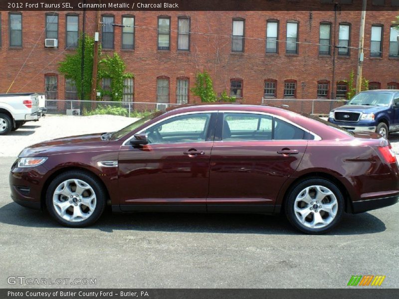 Cinnamon Metallic / Charcoal Black 2012 Ford Taurus SEL