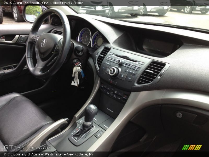 Crystal Black Pearl / Ebony 2010 Acura TSX Sedan