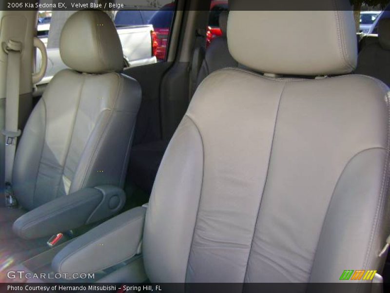 Velvet Blue / Beige 2006 Kia Sedona EX