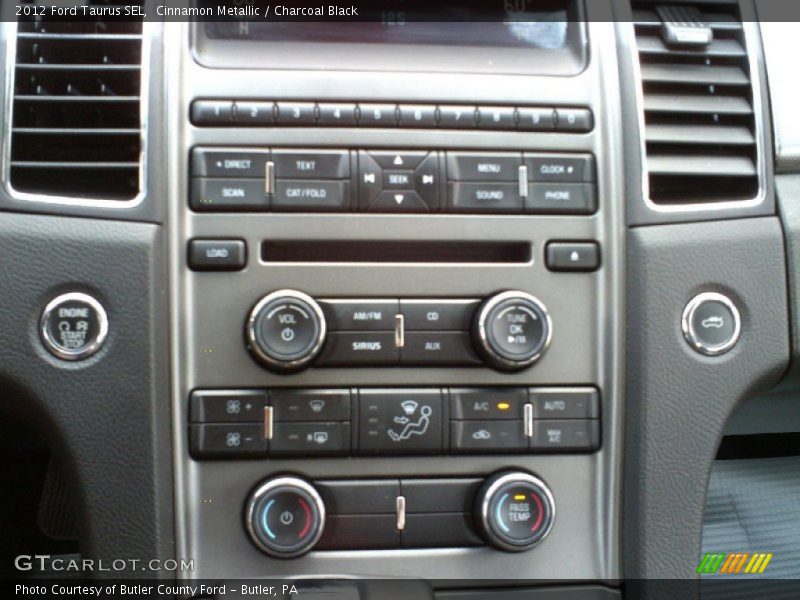 Cinnamon Metallic / Charcoal Black 2012 Ford Taurus SEL