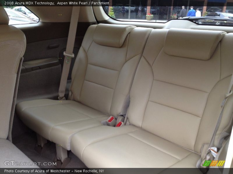 Aspen White Pearl / Parchment 2008 Acura MDX Technology