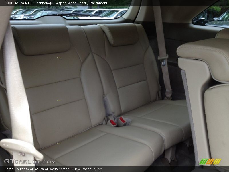 Aspen White Pearl / Parchment 2008 Acura MDX Technology
