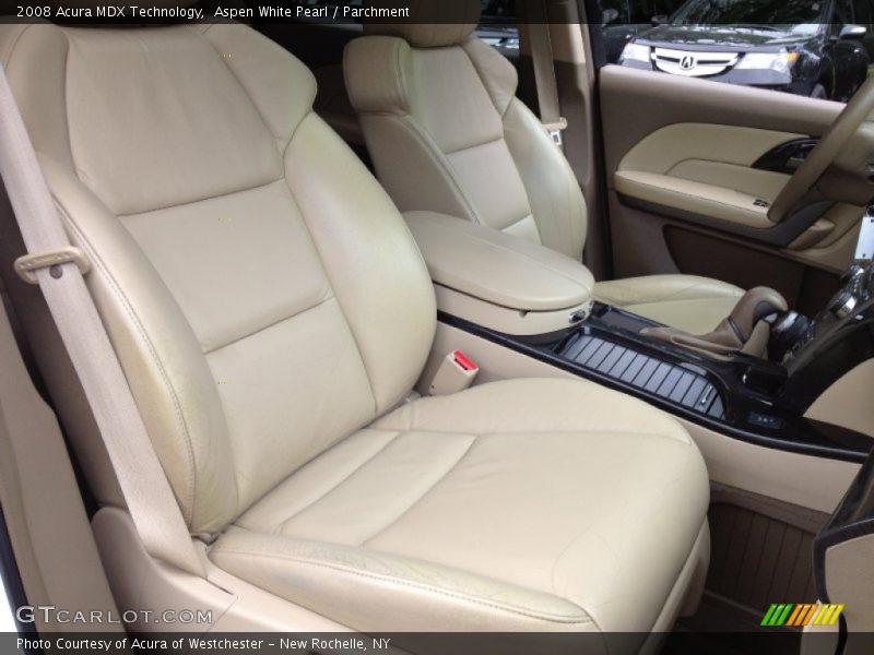 Aspen White Pearl / Parchment 2008 Acura MDX Technology