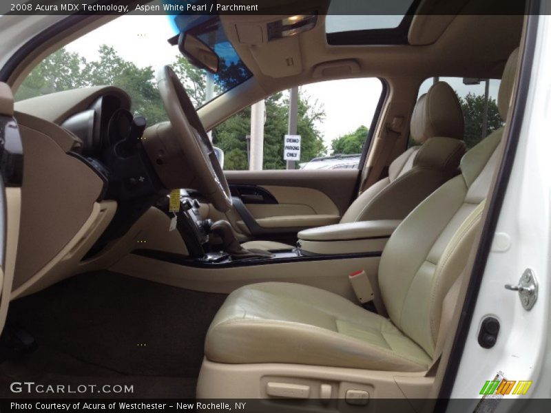 Aspen White Pearl / Parchment 2008 Acura MDX Technology