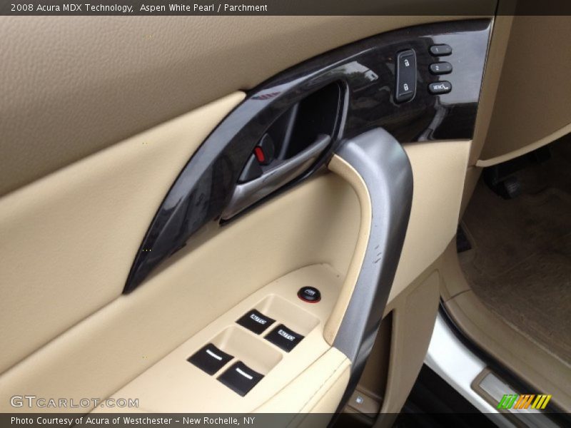Aspen White Pearl / Parchment 2008 Acura MDX Technology