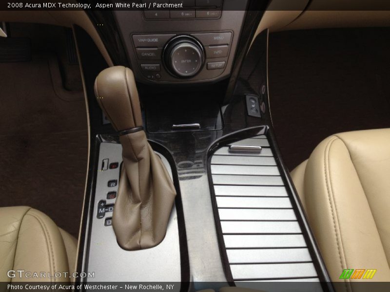 Aspen White Pearl / Parchment 2008 Acura MDX Technology