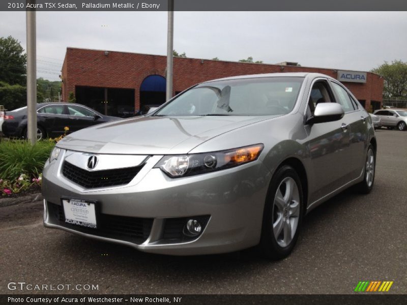 Palladium Metallic / Ebony 2010 Acura TSX Sedan