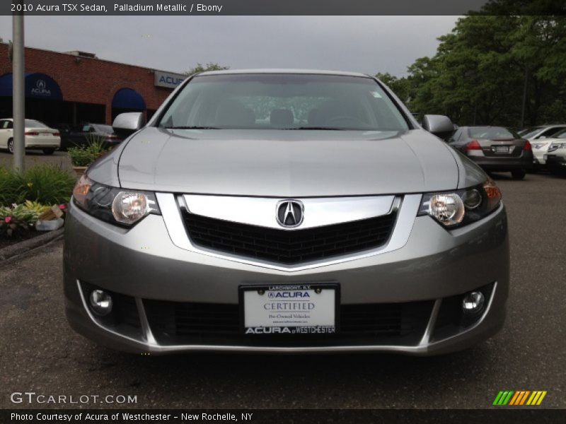 Palladium Metallic / Ebony 2010 Acura TSX Sedan