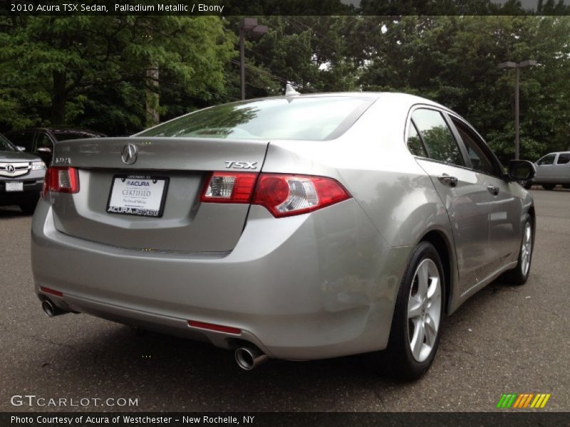Palladium Metallic / Ebony 2010 Acura TSX Sedan