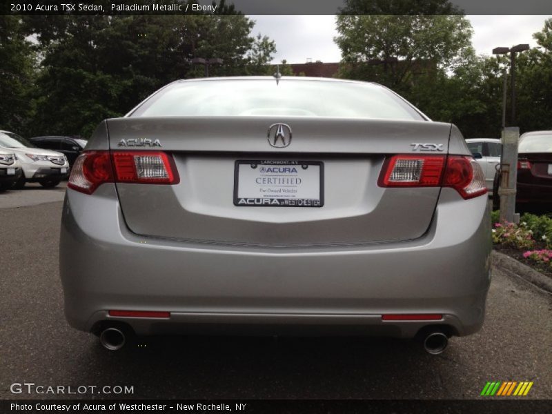 Palladium Metallic / Ebony 2010 Acura TSX Sedan