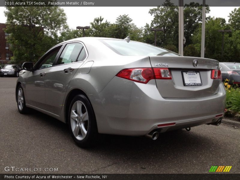 Palladium Metallic / Ebony 2010 Acura TSX Sedan