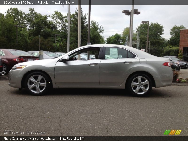 Palladium Metallic / Ebony 2010 Acura TSX Sedan