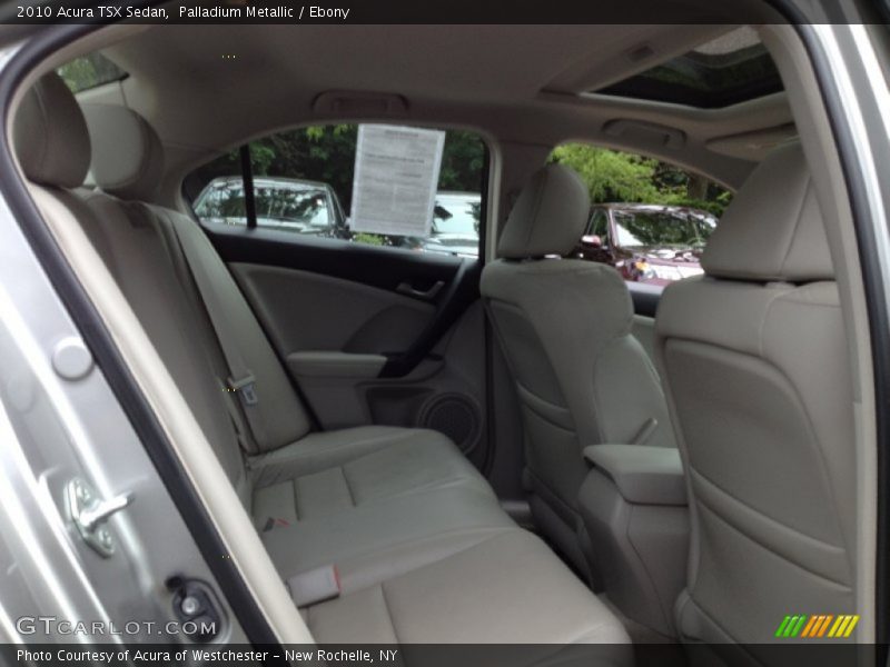 Palladium Metallic / Ebony 2010 Acura TSX Sedan
