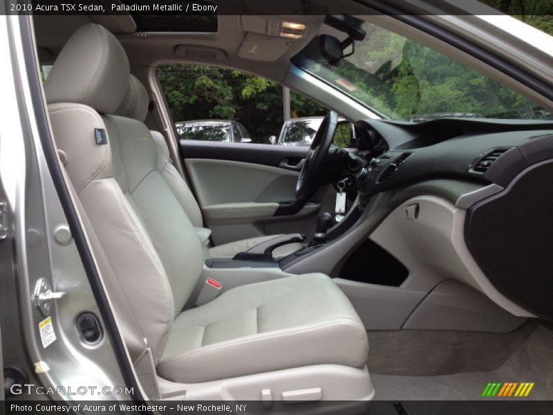 Palladium Metallic / Ebony 2010 Acura TSX Sedan